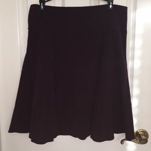 Dark purple A line skirt Size Large